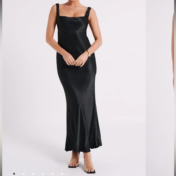 Meshki Ensley Satin Maxi Dress - Picture 1 of 5